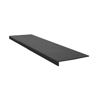 Protiskluzový sklolaminátový profil na schod – široký, černý, 60 cm